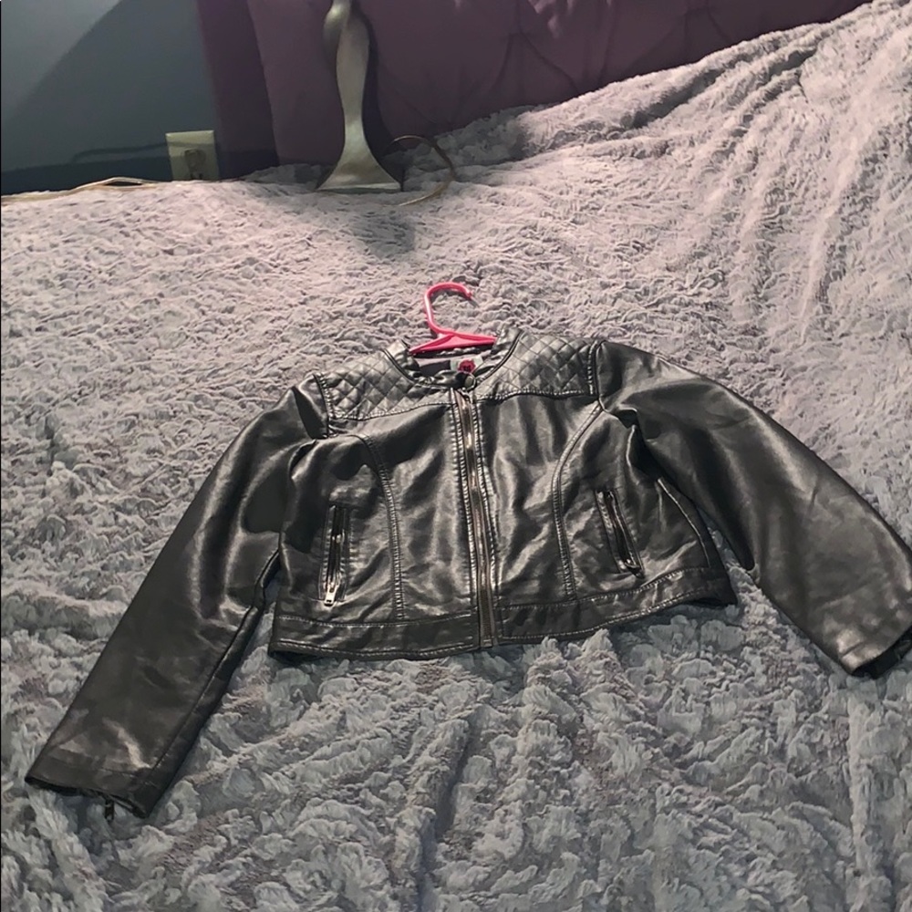 Gray jean jacket